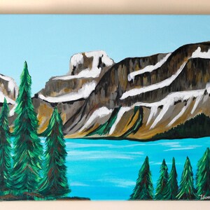 Mountain Breeze, Acrylic Painting on Canvas, Abstract Landscape, Landscape Painting, Original Artwork, Acrylic Art, Mountain Painting, Art