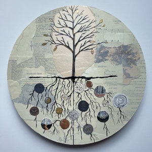 "What Lies Beneath" - Opera d'arte con tecnica mista