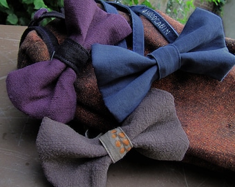Adjustable Bow Tie LEGBA - Two Colours Available | Woodcabin | Upcycling