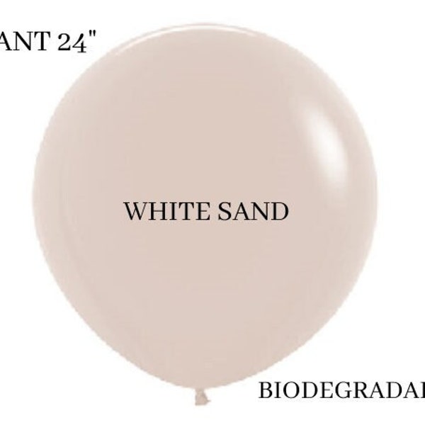 GIANT BALLOON|White Sand Balloon |Wedding Decorations|Baby Shower|Photo Prop|Jumbo Balloons|Photoshoot Prop|Jumbo Latex Balloons