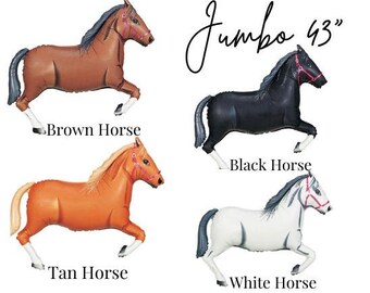 Horse Balloons Western Decorations Western Party Etsy