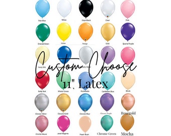 Latex Balloons/5Pk/Mix & Match/Latex Balloon/Party Decorations/Party Balloons/Chrome Balloons/Mocha Balloons/Balloon Bouquet/Chrome Balloon