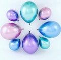 Chrome Balloons\/Mix & Match\/Mermaid Party\/Mermaid Decorations\/Mermaid Theme\/Under the Sea Party\/Mermaid Balloons\/Bridal Shower\/Green Wedding