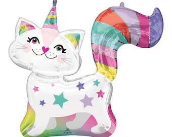 Balon Jumbo Caticorn/Balon Cat Unicorn/Balony na imprezę/urodziny/zwierzęta