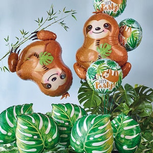 Sloth Balloon/Sloth Balloons/Rain Forest Balloons/Sloth Theme/Sloth Party/Jumbo Sloth Balloon/Rainforest Party/Wild One Party/Safari Party