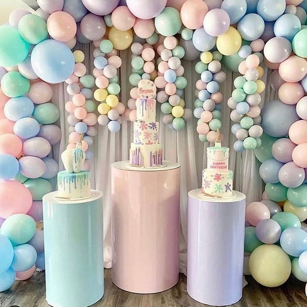 Mini Pastel Balloons/5PK/Custom Choice/Pastel Party/Pastel Decor/Rainbow Party/Rainbow Balloons/Pastel balloon/macaroon pastel Balloons
