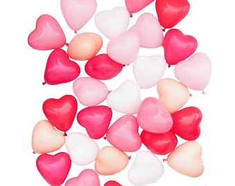 Mini-Herzballons, 5er-Pack, Herzdekor, Verlobungsfeier, Hochzeitsfeier, Brautparty, Hochzeitsdekorationen, Verlobungsdekor, Verlobungsrequisiten