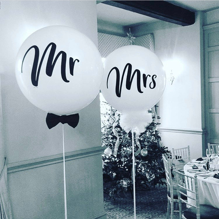 Mr Mrs Balloons mr Balloons mrs Balloons engagement Party bridal