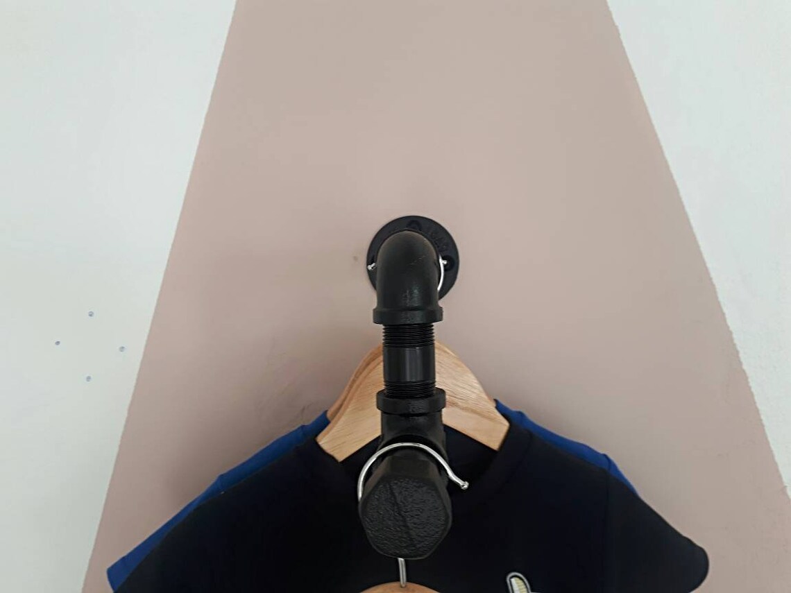 Industrial Pipe Clothes Hanger Clothes Rail Coat Hanger Etsy