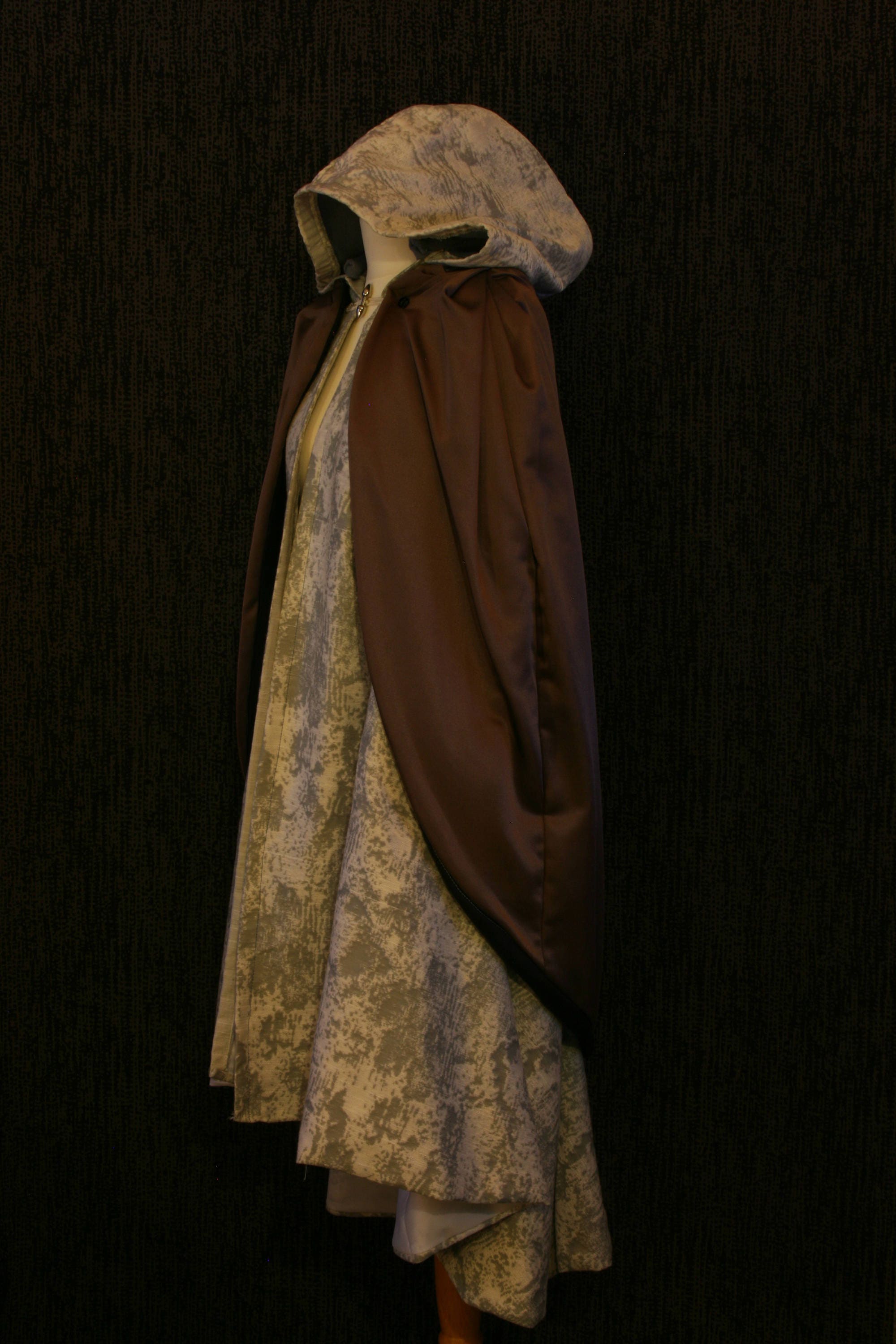 Winter Cloak With Detachable Cape Etsy