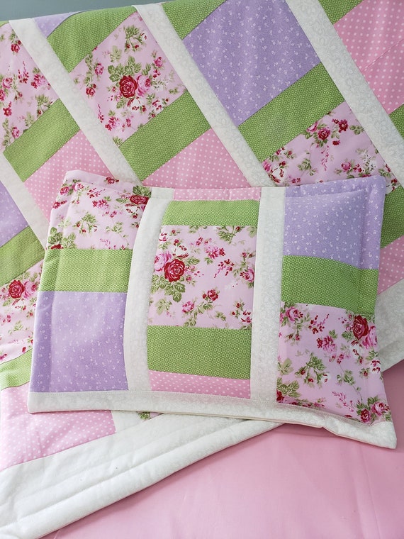 Baby Girl Crib Set Baby Bedding Set Nursery Comforter Set Etsy