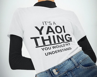 Yaoi Boys Love Shirt - Cute BL Manga Fan Art Tee - Yaoi Manga Lover Gift - Fujoshi Fudanshi Anime T-Shirt - Romantic BL Anime Merch