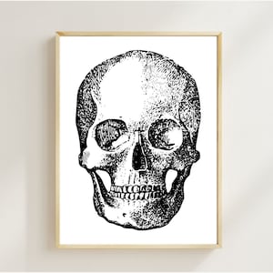 Halloween Wandkunst | Halloween printable | Skelett Wandbild | Halloween Dekoration | Halloween Deko | Skelett Druck | Skelett