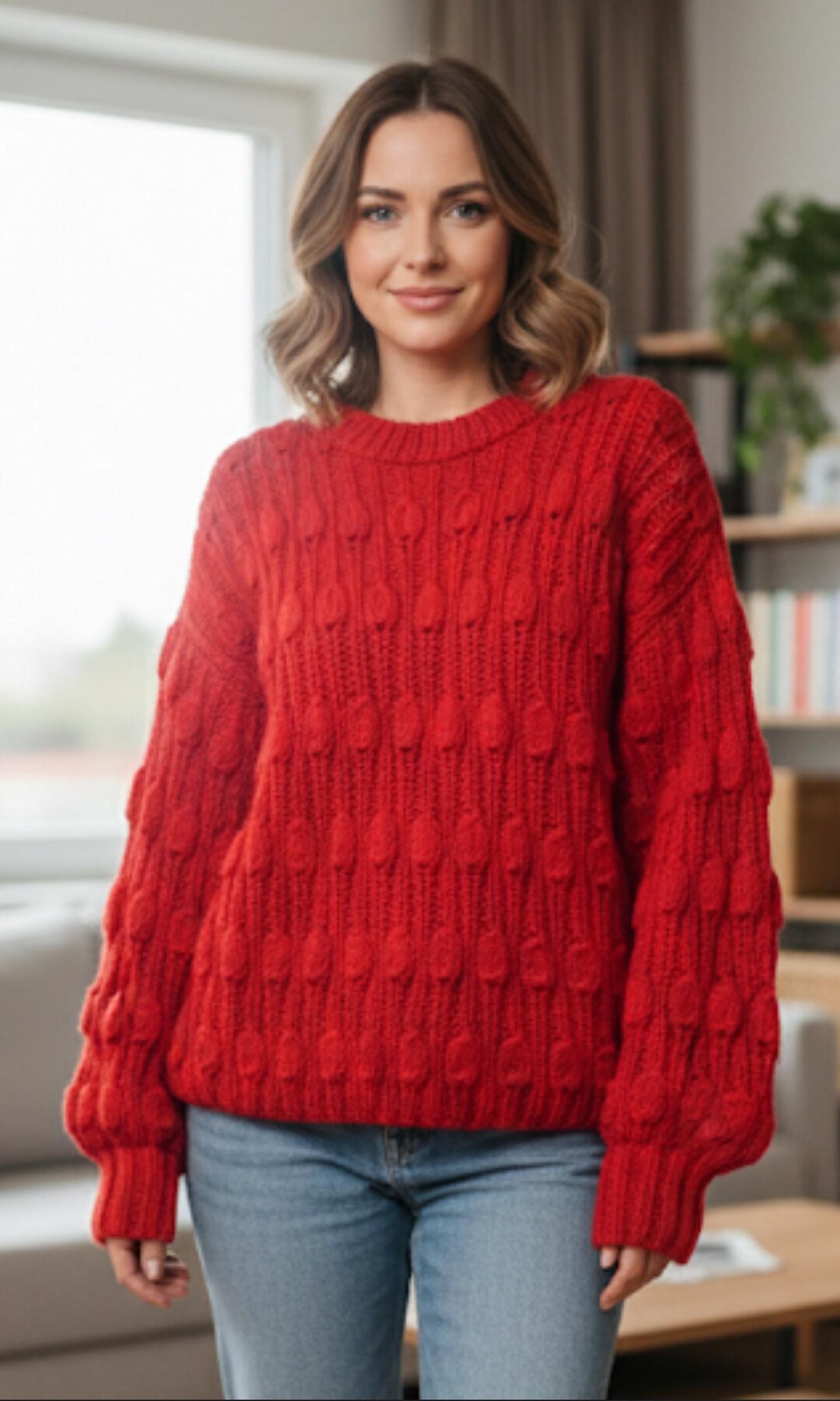 Bubble Mohair Sweater Knitting Pattern PDF Tutorial for Beginners - Etsy
