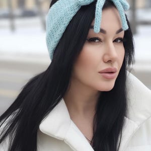 Alpaka  Blue Head Wrap Turban