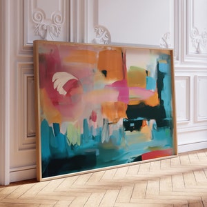 Colorful Abstract Graphic DIGITAL Art Painting
