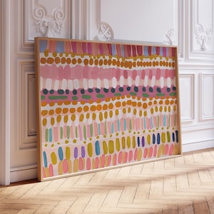Colorful Abstract Painting Printable