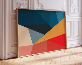 Bunter geometrischer Druck