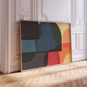 Abstrakte Kunst Digitaldruck - Moderne Kunst Coole Wanddekoration