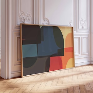 Stampa artistica astratta colorata e audace - Decorazione murale moderna e accattivante