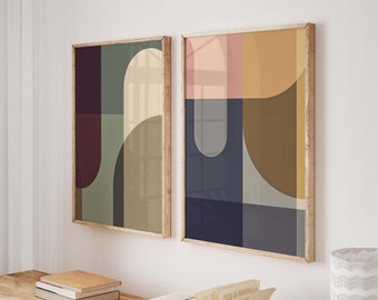 Set of Modern Abstract Wall Art Printables