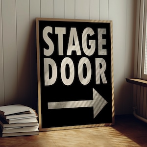 Cool Stage Door Poster