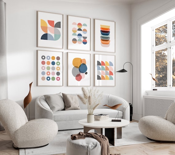 Buy Gallery Wall Art Set of 6 Prints Nursery Set Scandinavian Prints Kids Bedroom Prints Nursery Wall Art Printable Wall Art Teen Room Decor Online in India Etsy