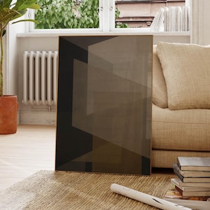 Earth Tone Textured Abstract Print – Minimal Boho Modern Wall Art in Neutral Colors
