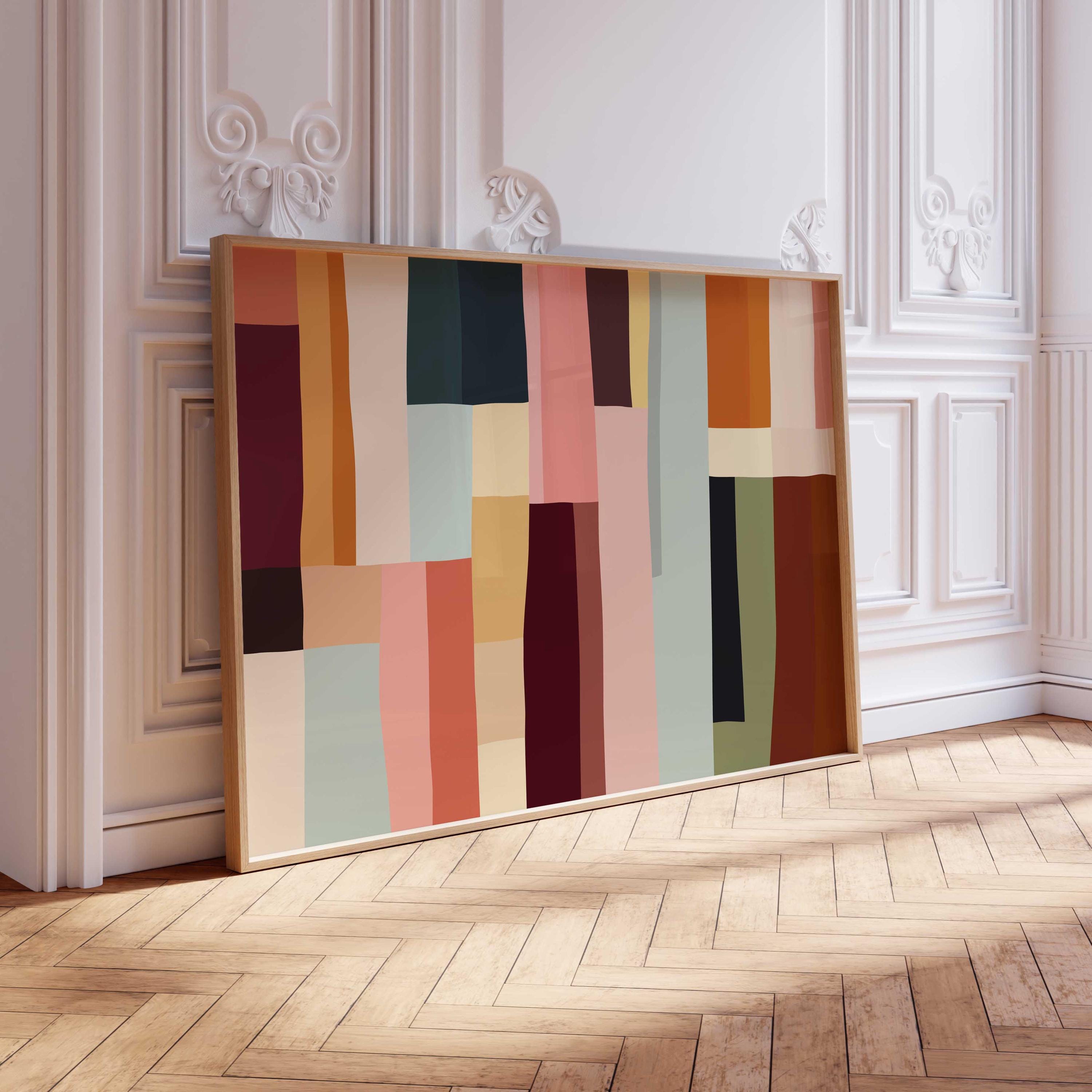 Modern Colorful Abstract Art Print