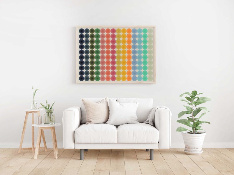 Large Modern Colorful Wall Art Large Art Print Abstract Wall Art Printable Art Multicolor Poster Large Poster Statement Artwork Home Decor 