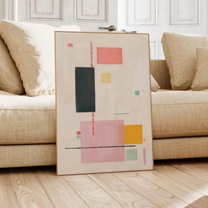 Pastel Abstract DIGITAL Painting Print