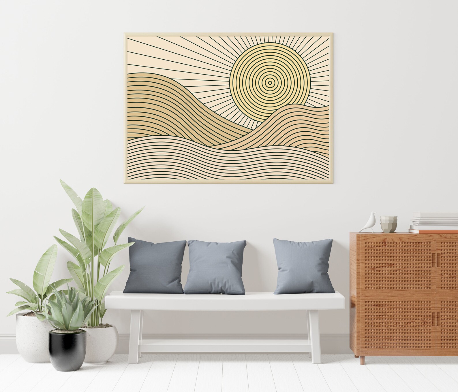 Large Sun Art Print Wall Print Abstract Sun Wall Art Sun | Etsy