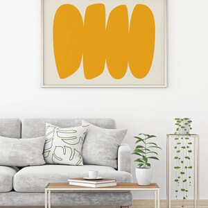 Yellow Abstract Print Shirt