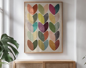 Cute Scandinavian Hearts DIGITAL Print