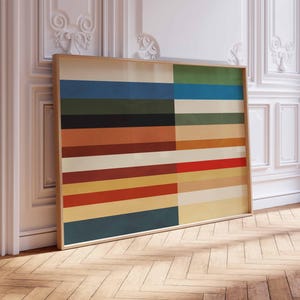 Boho Modern Striped Abstract Print