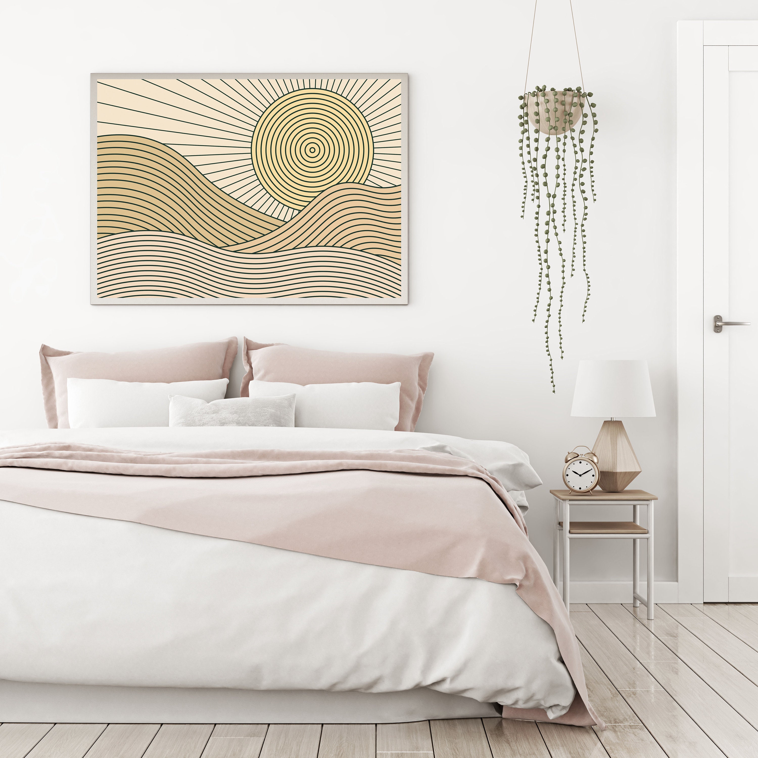 Large Sun Art Print Wall Print Abstract Sun Wall Art Sun | Etsy