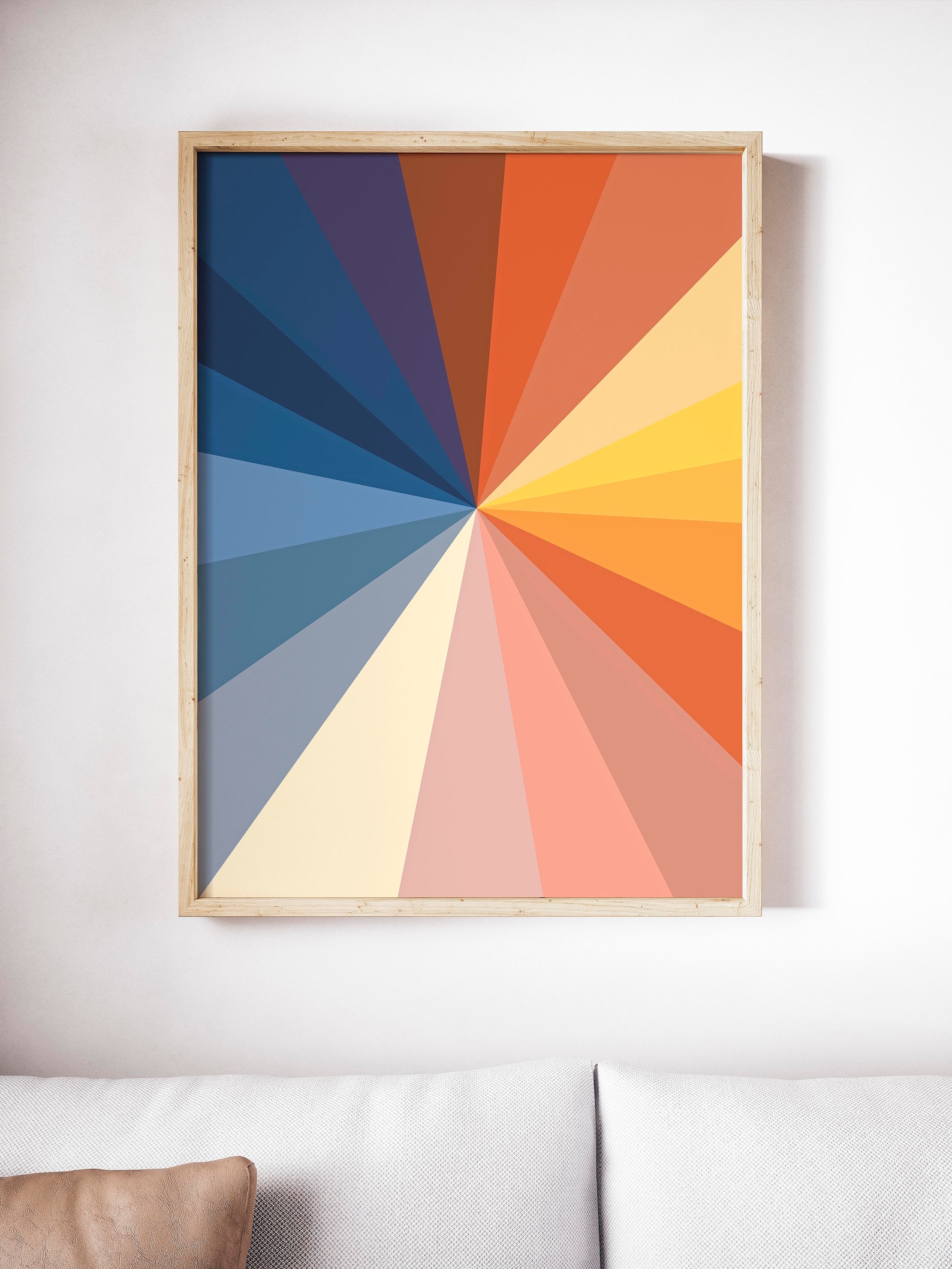 Modern Bold Wall Prints Wall Art Large Colorful Digital Etsy