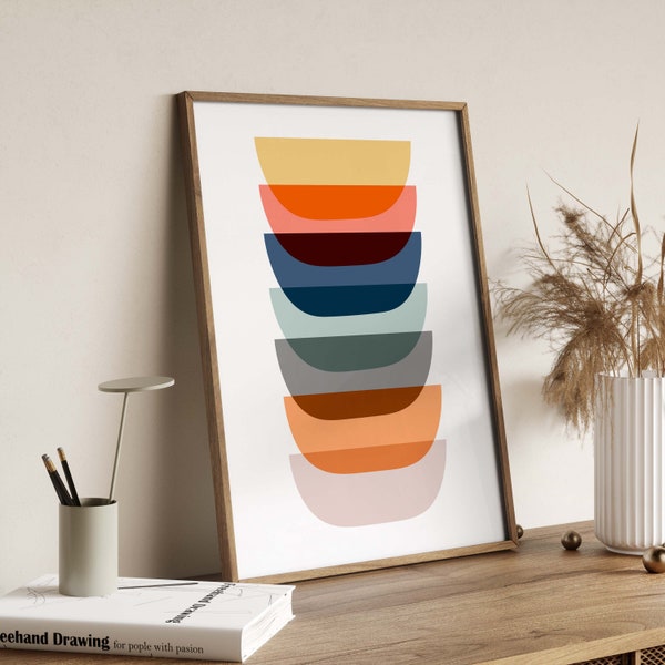 Large Mid Century Art Prints - Etsy