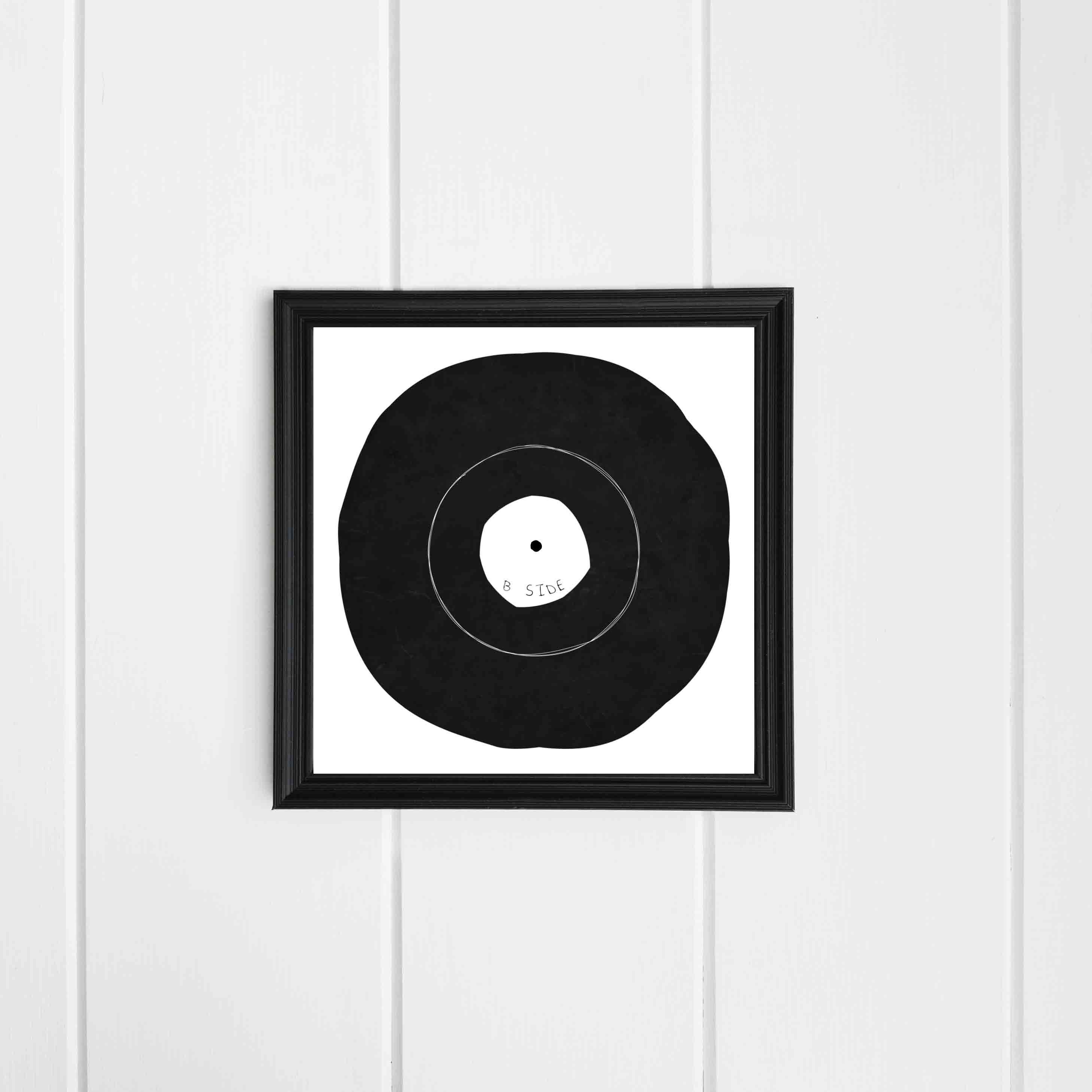 Vinyl Record Posters Set of 2 Vinyl Record Art Prints Etsy