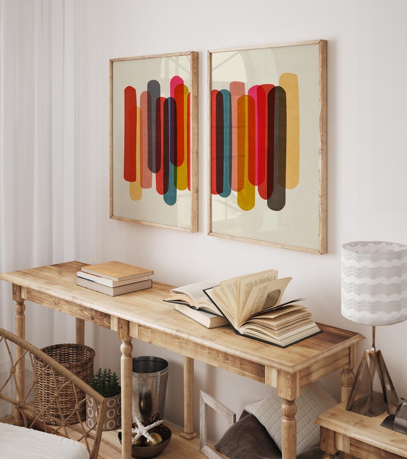 Colorful Abstract Split DIGITAL Art Prints - Etsy