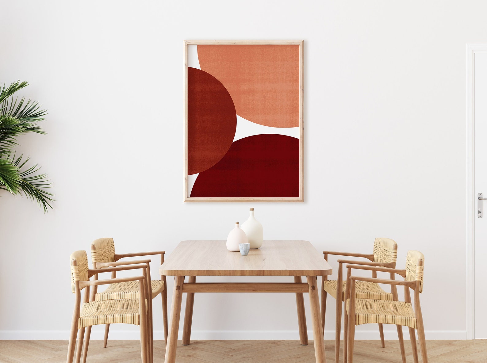 Red Abstract Wall Art Printable Art Contemporary Wall Art Etsy UK