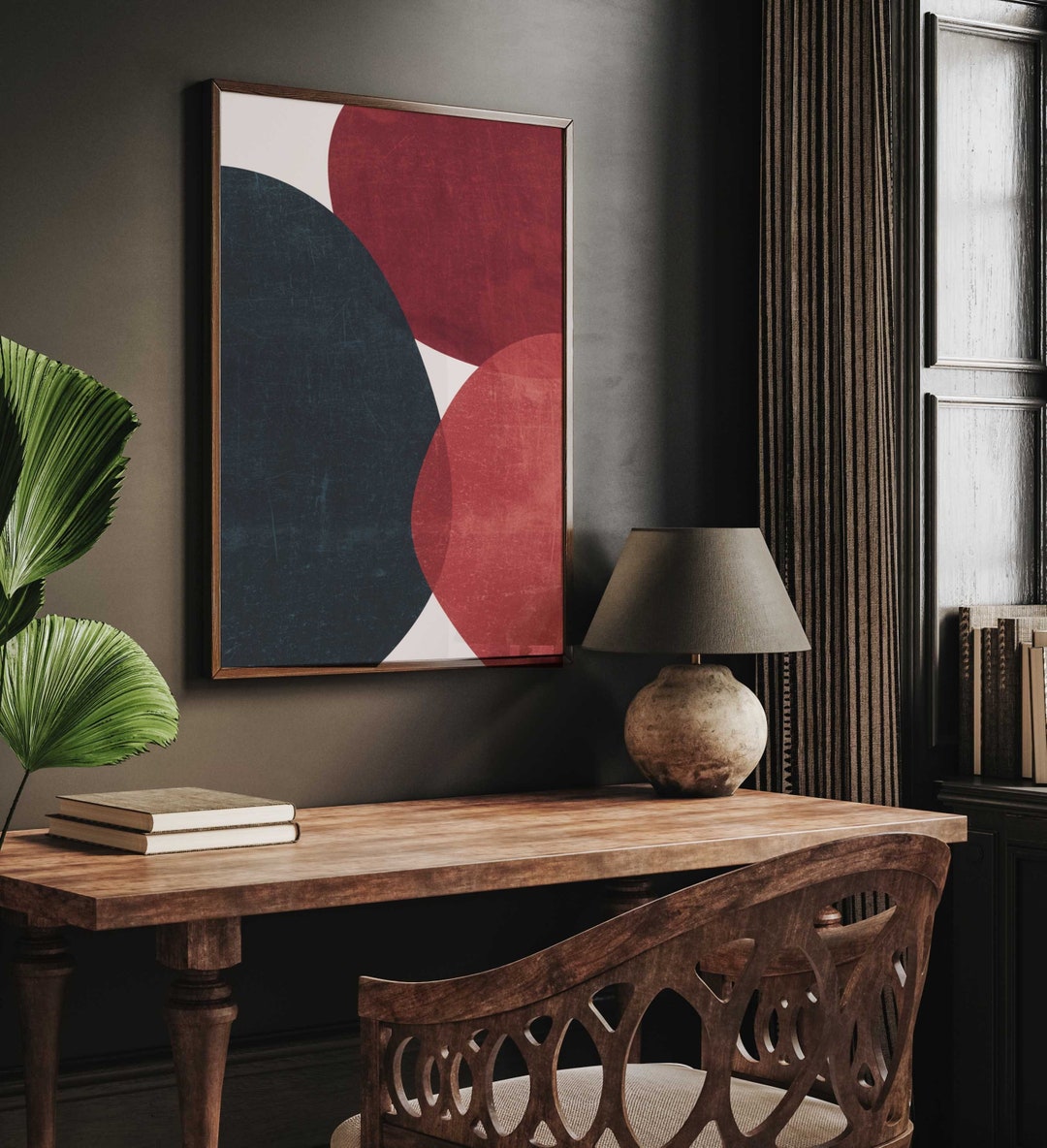 Abstract Wall Art Red Large Wall Art Colorful Wall Art Etsy