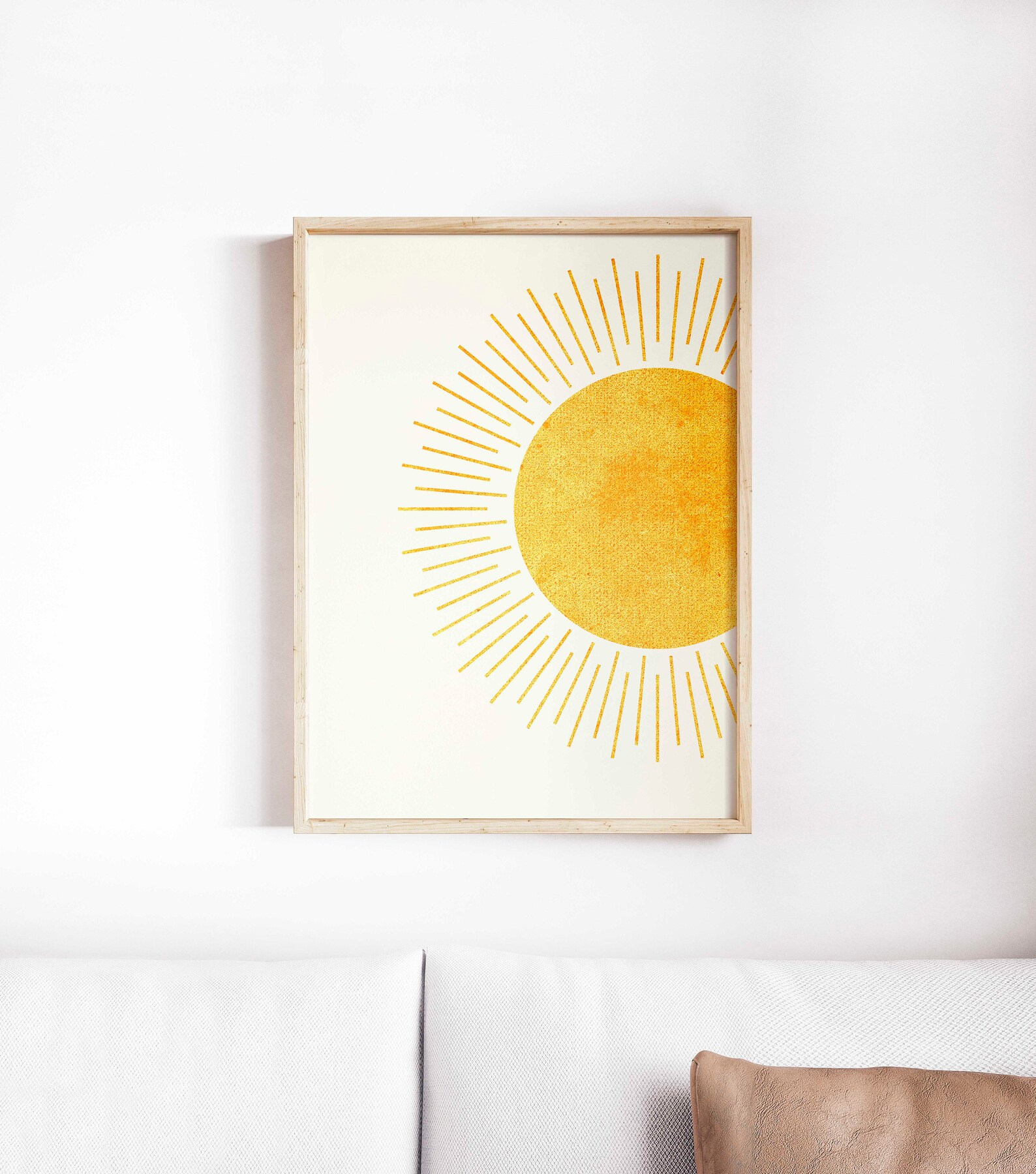 Rising Sun Wall Art Boho Wall Art Set Print Set of 3 Boho Sun Etsy