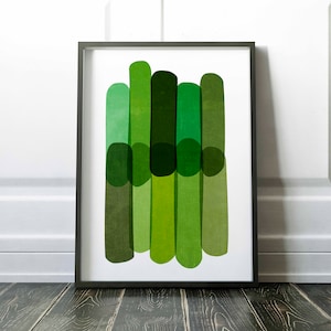 Cool Green Abstract Wall Art Large Poster Emerald Green Wall Art Instant Download Kids Downloadable Poster Teen Boys Wall Art Dorm Room Art