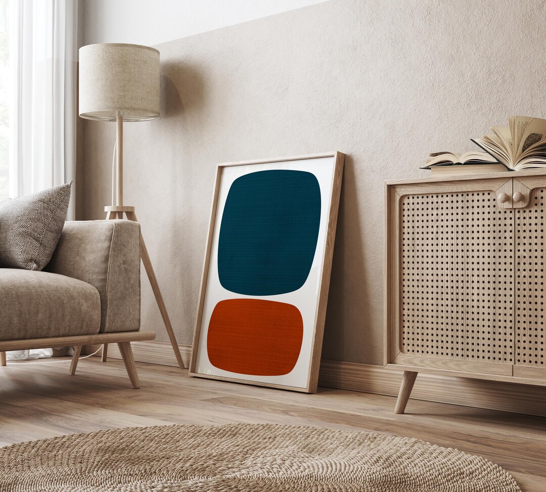 Mid Century Art Large Print Modern Wall Art Print Mid Century - Etsy