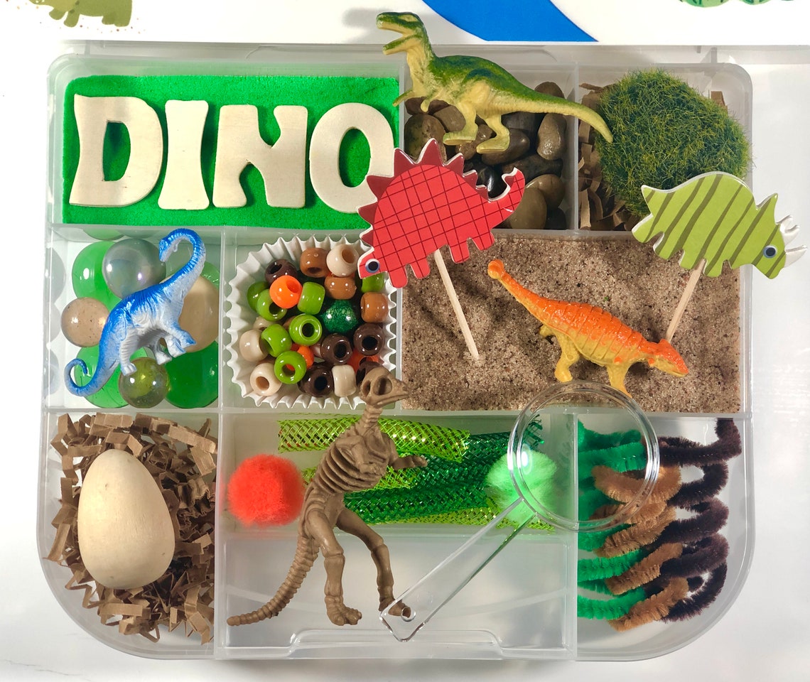 dinosaur fossil sandbox