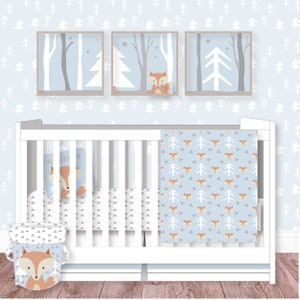 woodland cot bedding