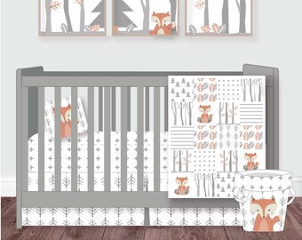 fox crib sheets