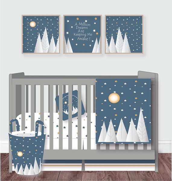 constellation nursery bedding