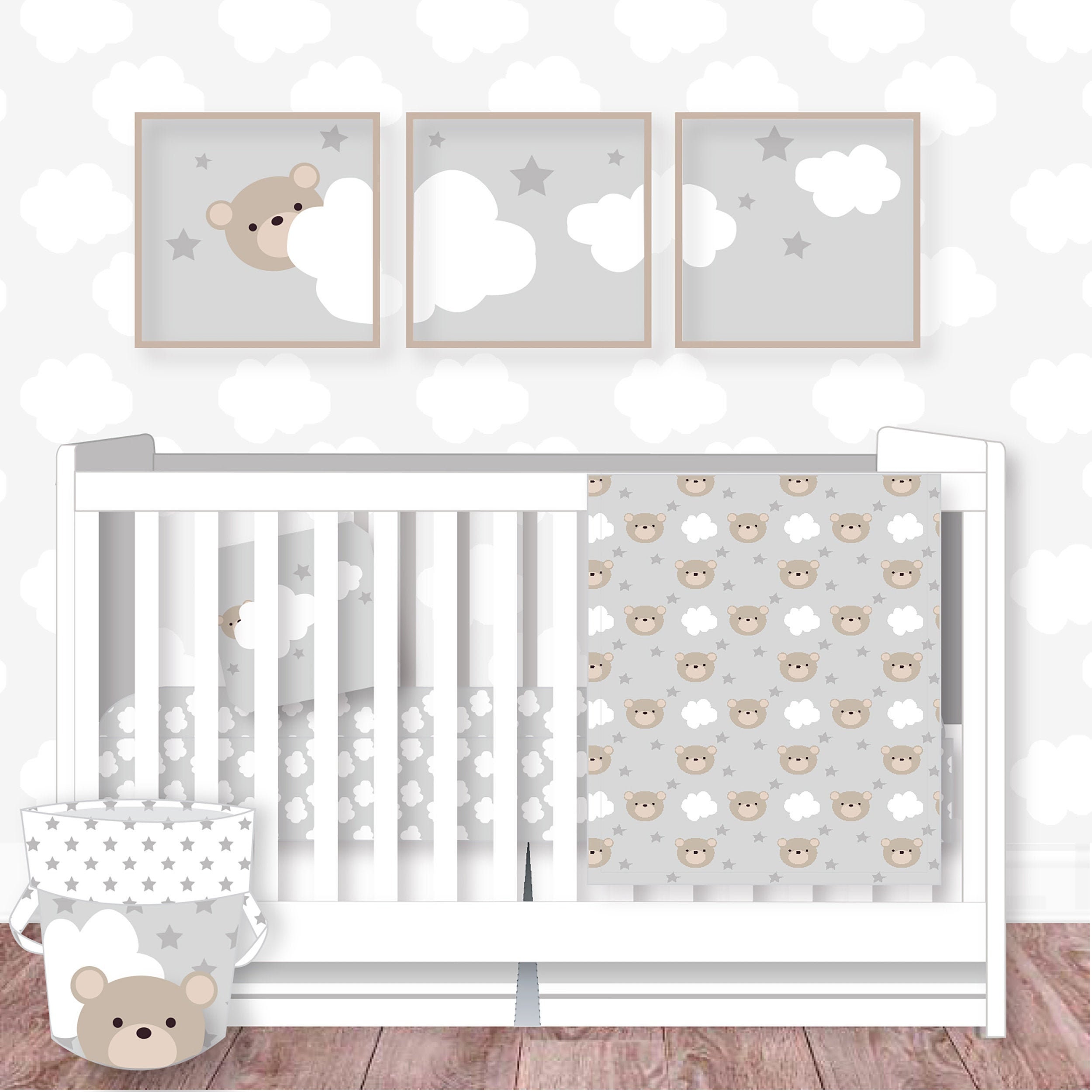 woodland cot bedding
